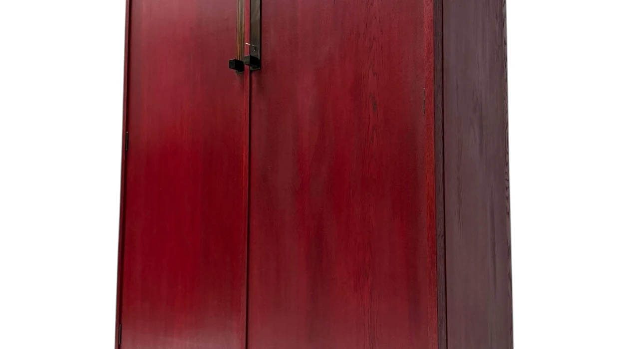 Art Deco Modernist Armoire by A.H. Jansen for L.O.V. Oosterbeek, 1920s 2